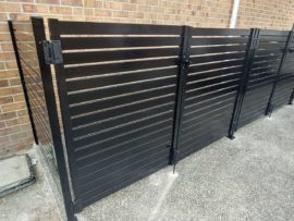 Front Fencing Installed outside Building